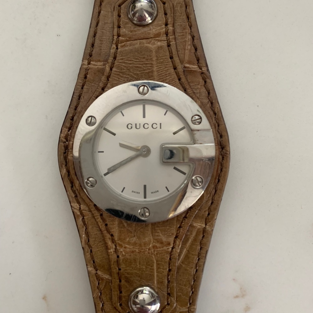 Authentic Gucci Alligator Watch